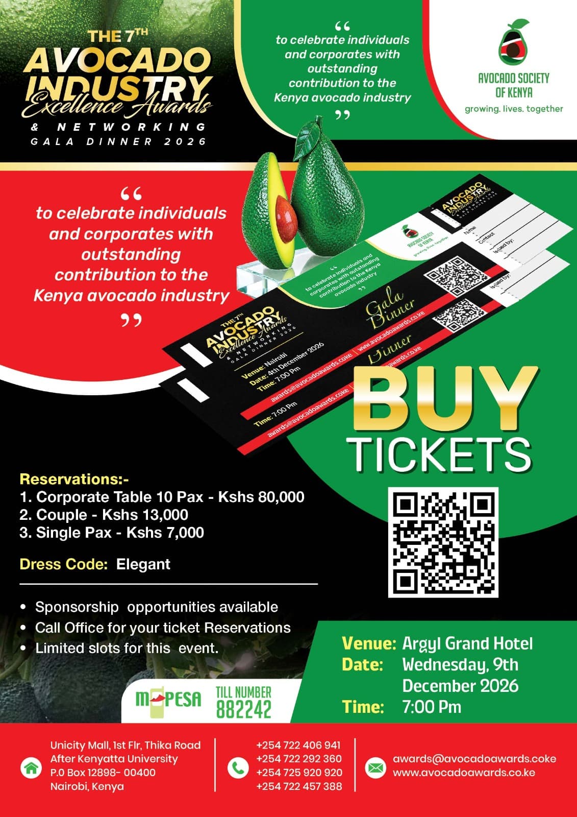 7th Kenya Avocado Industry Excellence Awards & Networking Gala Dinner 2026